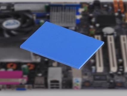 Miếng đệm nhiệt miễn phí silicone cách nhiệt trên máy tính xách tay Độ dày 1mm Thực tế